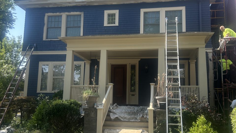 paint-of-wny-exterior-paint-job-in-progress - Paint of WNY Exterior Painting in Buffalo NY